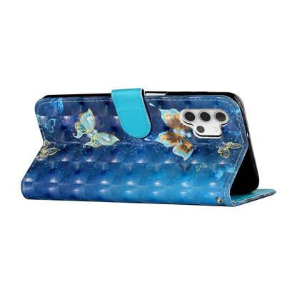 For Samsung Galaxy A32 5G 3D Pattern Horizontal Flip PU Leather Case with Holder & Card Slots & Wallet(Rankine Butterfly) by imak