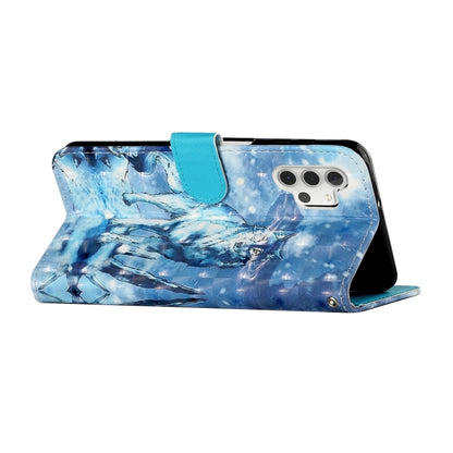 For Samsung Galaxy A32 5G 3D Pattern Horizontal Flip PU Leather Case with Holder & Card Slots & Wallet(Snow Mountain Wolf) by imak