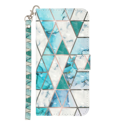 For Samsung Galaxy A32 5G 3D Pattern Horizontal Flip PU Leather Case with Holder & Card Slots & Wallet(Marble Stitching) by imak