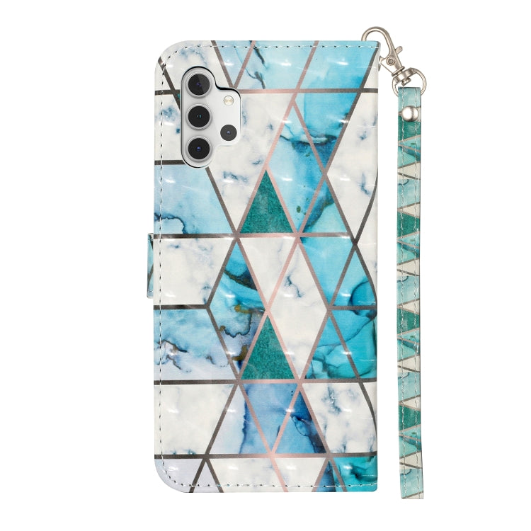 For Samsung Galaxy A32 5G 3D Pattern Horizontal Flip PU Leather Case with Holder & Card Slots & Wallet(Marble Stitching) by imak