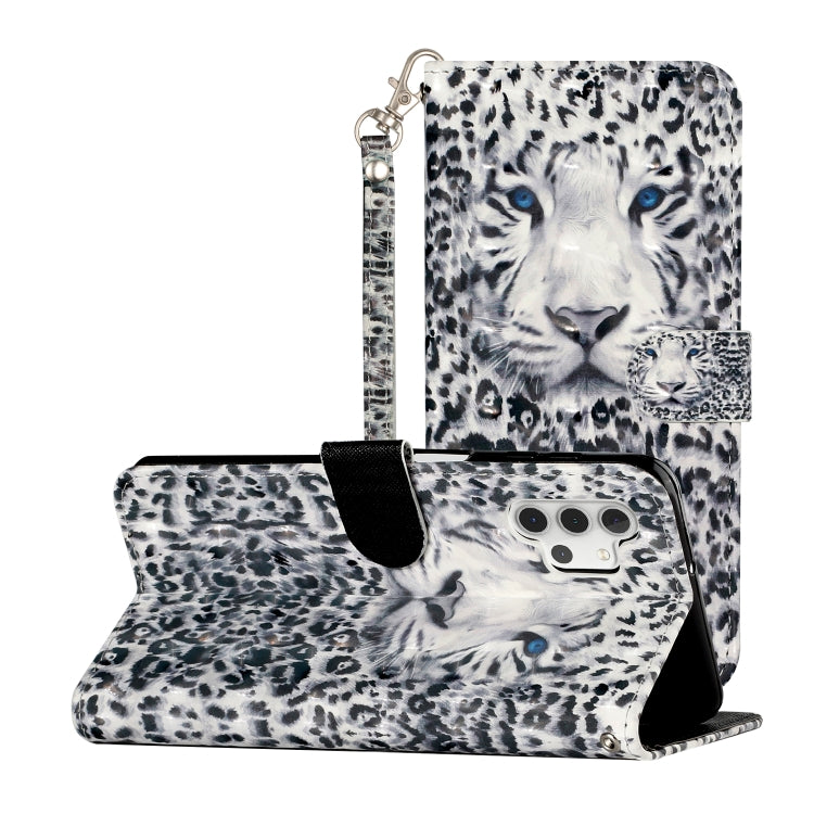 For Samsung Galaxy A32 5G 3D Pattern Horizontal Flip PU Leather Case with Holder & Card Slots & Wallet(Leopard) by imak
