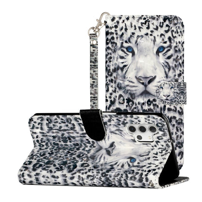 For Samsung Galaxy A32 5G 3D Pattern Horizontal Flip PU Leather Case with Holder & Card Slots & Wallet(Leopard) by imak