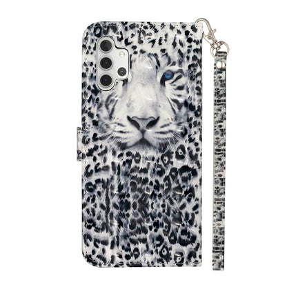 For Samsung Galaxy A32 5G 3D Pattern Horizontal Flip PU Leather Case with Holder & Card Slots & Wallet(Leopard) by imak