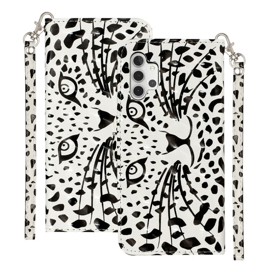 For Samsung Galaxy A32 5G 3D Pattern Horizontal Flip PU Leather Case with Holder & Card Slots & Wallet(Yellow Leopard) by imak