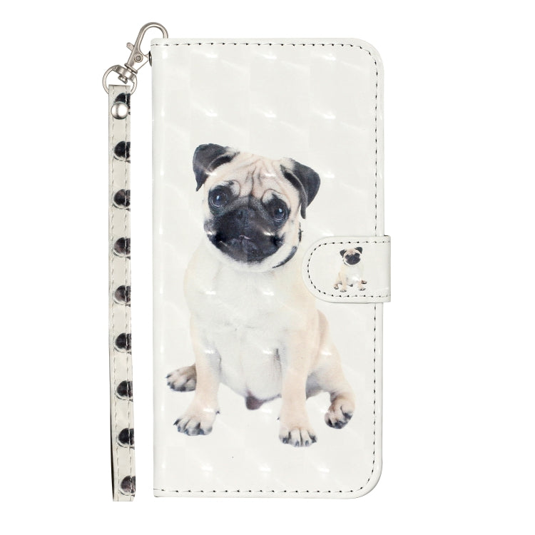For Samsung Galaxy A32 5G 3D Pattern Horizontal Flip PU Leather Case with Holder & Card Slots & Wallet(Pug) by imak
