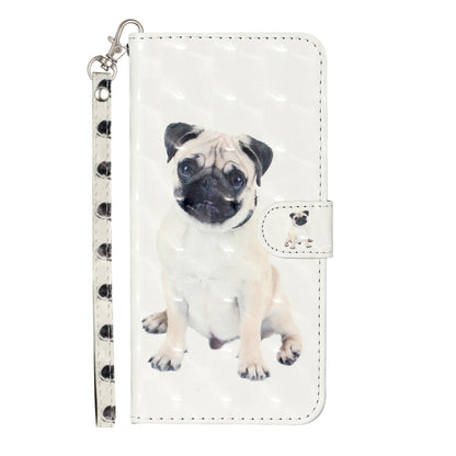 For Samsung Galaxy A32 5G 3D Pattern Horizontal Flip PU Leather Case with Holder & Card Slots & Wallet(Pug) by imak