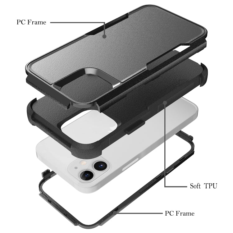 For iPhone 11 TPU + PC Shockproof Protective Case (Black) - iPhone 11 Cases by buy2fix | Online Shopping UK | buy2fix