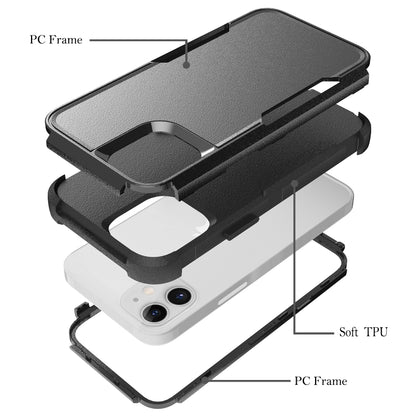 For iPhone 11 TPU + PC Shockproof Protective Case (Black) - iPhone 11 Cases by buy2fix | Online Shopping UK | buy2fix