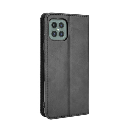 For Cubot C30 Magnetic Buckle Retro Texture Horizontal Flip Leather Case with Holder & Card Slots & Photo Frame(Black) - More Brand by buy2fix | Online Shopping UK | buy2fix