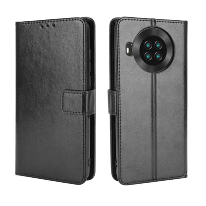 For Cubot Note 20 / Note 20 Pro Retro Crazy Horse Texture Horizontal Flip Leather Case with Holder & Card Slots & Lanyard(Black) - More Brand by buy2fix | Online Shopping UK | buy2fix
