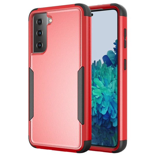 For Samsung Galaxy S21+ 5G TPU + PC Shockproof Protective Case(Red + Black) - Galaxy S21+ 5G Cases by buy2fix | Online Shopping UK | buy2fix