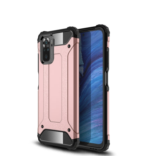 For Xiaomi Redmi Note 10 4G / Note 10S Magic Armor TPU + PC Combination Case(Rose Gold) - Xiaomi Cases by buy2fix | Online Shopping UK | buy2fix