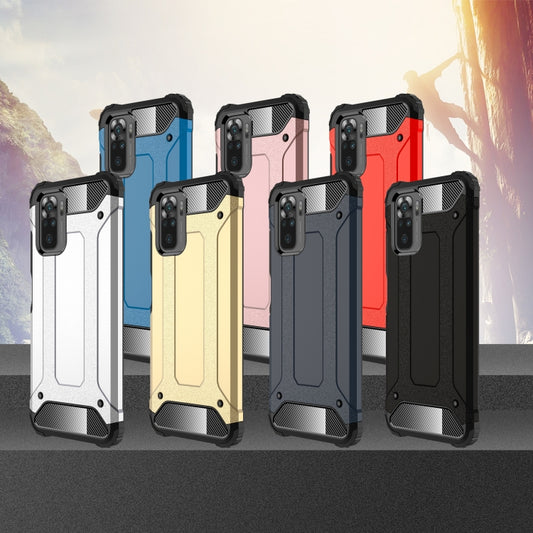 For Xiaomi Redmi Note 10 4G / Note 10S Magic Armor TPU + PC Combination Case(Rose Gold) - Xiaomi Cases by buy2fix | Online Shopping UK | buy2fix