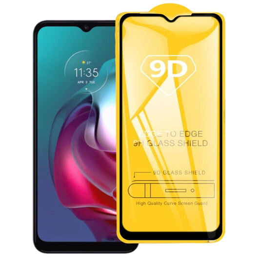 For Motorola E20 / G50 5G / G20 / G30 / G10 9D Full Glue Full Screen Tempered Glass Film - Motorola Tempered Glass by buy2fix | Online Shopping UK | buy2fix