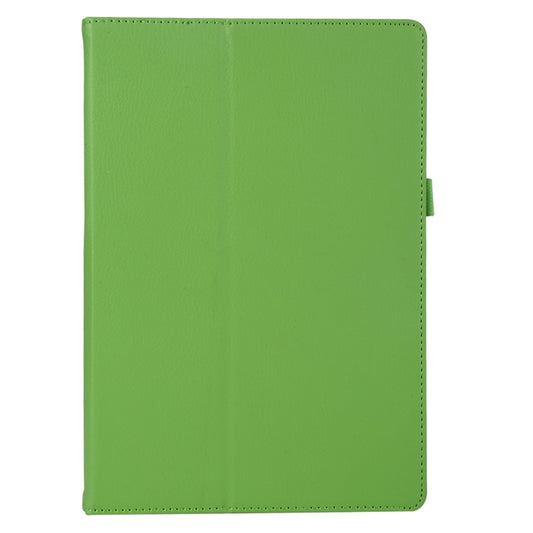 For Lenovo Tab 4 10 Plus (TB-X704) / Tab 4 10 (TB-X304) Litchi Texture Solid Color Horizontal Flip Leather Case with Holder & Pen Slot(Green) - Lenovo by buy2fix | Online Shopping UK | buy2fix