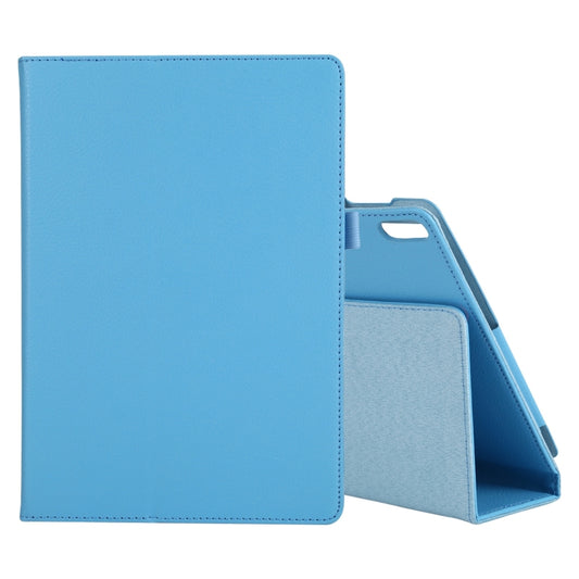 For Lenovo Tab 4 10 Plus (TB-X704) / Tab 4 10 (TB-X304) Litchi Texture Solid Color Horizontal Flip Leather Case with Holder & Pen Slot(Sky Blue) - Lenovo by buy2fix | Online Shopping UK | buy2fix