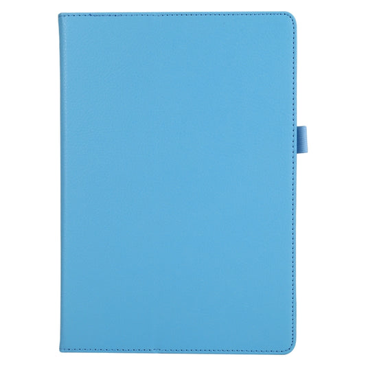 For Lenovo Tab 4 10 Plus (TB-X704) / Tab 4 10 (TB-X304) Litchi Texture Solid Color Horizontal Flip Leather Case with Holder & Pen Slot(Sky Blue) - Lenovo by buy2fix | Online Shopping UK | buy2fix
