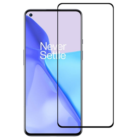 For OnePlus 9 / 9R Full Glue Full Cover Screen Protector Tempered Glass Film - OnePlus Tempered Glass by buy2fix | Online Shopping UK | buy2fix