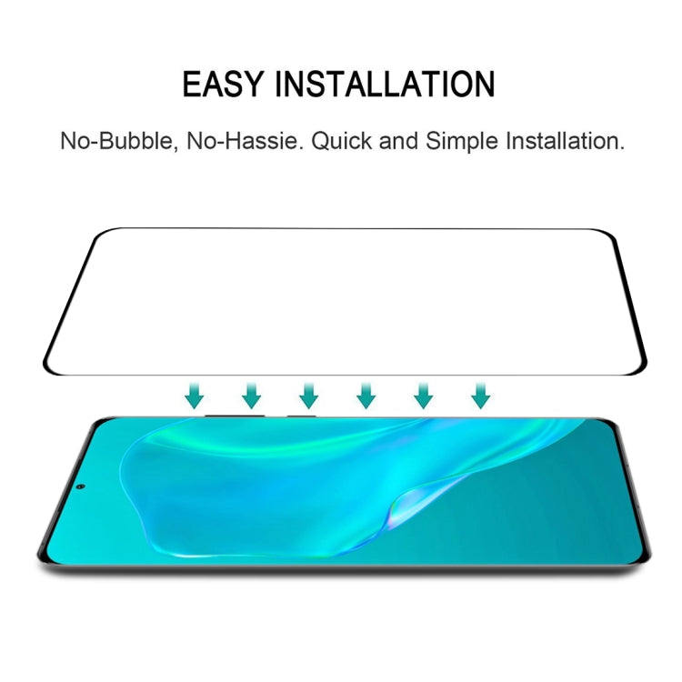 For Huawei P50 Pro 25 PCS 3D Curved Edge Full Screen Tempered Glass Film(Black) - Huawei Tempered Glass by buy2fix | Online Shopping UK | buy2fix
