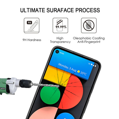 For Google Pixel 4a 5G 25 PCS Full Glue Full Screen Tempered Glass Film - Google Tempered Glass by buy2fix | Online Shopping UK | buy2fix