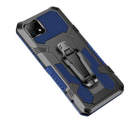 For OPPO Realme C21 / C20 Armor Warrior Shockproof PC + TPU Protective Case(Blue) - Realme Cases by buy2fix | Online Shopping UK | buy2fix