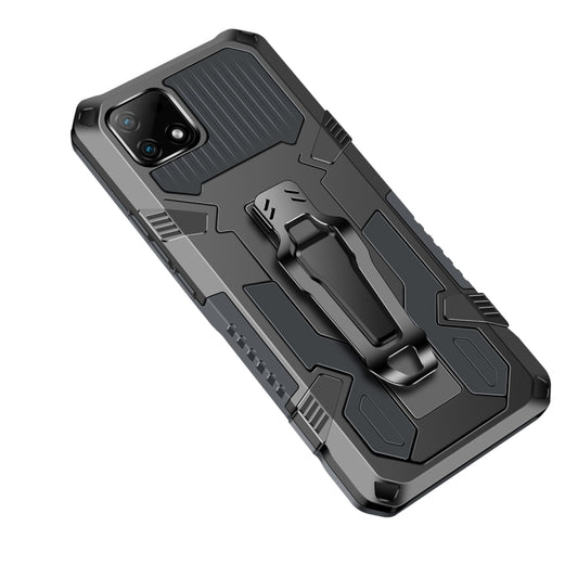 For OPPO Realme C21 / C20 Armor Warrior Shockproof PC + TPU Protective Case(Gray) - Realme Cases by buy2fix | Online Shopping UK | buy2fix