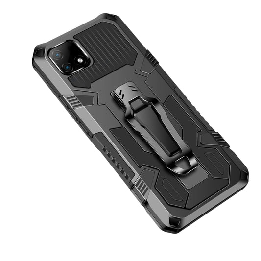 For OPPO Realme C21 / C20 Armor Warrior Shockproof PC + TPU Protective Case(Black) - Realme Cases by buy2fix | Online Shopping UK | buy2fix
