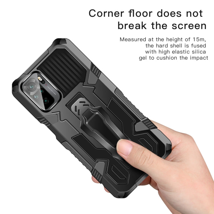 For OPPO Realme C21 / C20 Armor Warrior Shockproof PC + TPU Protective Case(Blue) - Realme Cases by buy2fix | Online Shopping UK | buy2fix