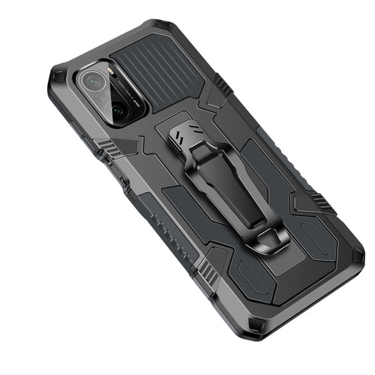 For Xiaomi Poco F3 Armor Warrior Shockproof PC + TPU Protective Case(Gray) - Xiaomi Cases by buy2fix | Online Shopping UK | buy2fix