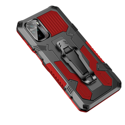 For Xiaomi Redmi Note 10 / 10S Armor Warrior Shockproof PC + TPU Protective Case(Red) - Xiaomi Cases by buy2fix | Online Shopping UK | buy2fix