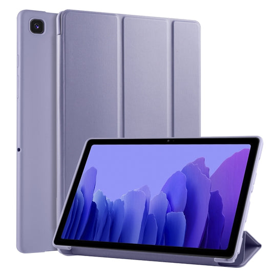 For Samsung Galaxy A7 10.4 (2020) T500 3-folding Horizontal Flip Honeycomb TPU Shockproof + PU Leather Case with Holder(Purple) - Other Galaxy Tab PC by buy2fix | Online Shopping UK | buy2fix