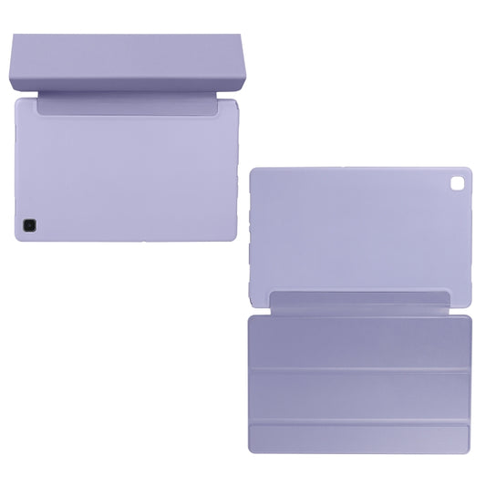 For Samsung Galaxy A7 10.4 (2020) T500 3-folding Horizontal Flip Honeycomb TPU Shockproof + PU Leather Case with Holder(Purple) - Other Galaxy Tab PC by buy2fix | Online Shopping UK | buy2fix