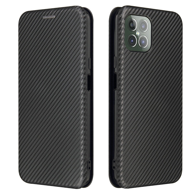 For Cubot C30 Carbon Fiber Texture Horizontal Flip TPU + PC + PU Leather Case with Card Slot(Black) - More Brand by buy2fix | Online Shopping UK | buy2fix