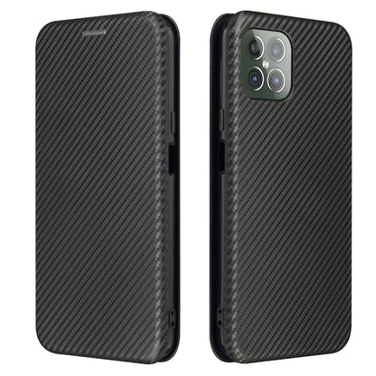 For Cubot C30 Carbon Fiber Texture Horizontal Flip TPU + PC + PU Leather Case with Card Slot(Black) - More Brand by buy2fix | Online Shopping UK | buy2fix