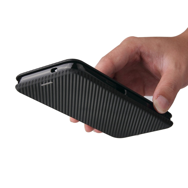 For Cubot C30 Carbon Fiber Texture Horizontal Flip TPU + PC + PU Leather Case with Card Slot(Black) - More Brand by buy2fix | Online Shopping UK | buy2fix