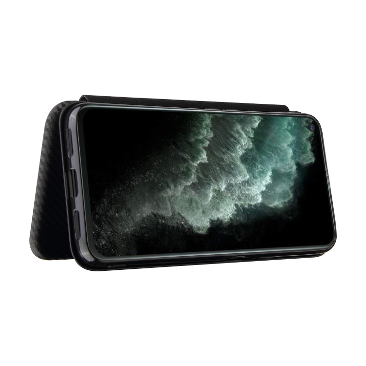 For Cubot C30 Carbon Fiber Texture Horizontal Flip TPU + PC + PU Leather Case with Card Slot(Black) - More Brand by buy2fix | Online Shopping UK | buy2fix