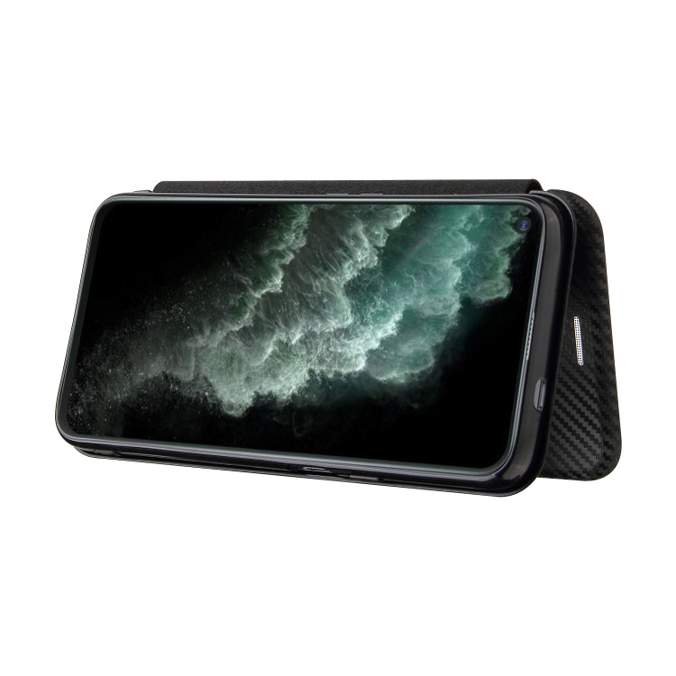 For Cubot C30 Carbon Fiber Texture Horizontal Flip TPU + PC + PU Leather Case with Card Slot(Black) - More Brand by buy2fix | Online Shopping UK | buy2fix