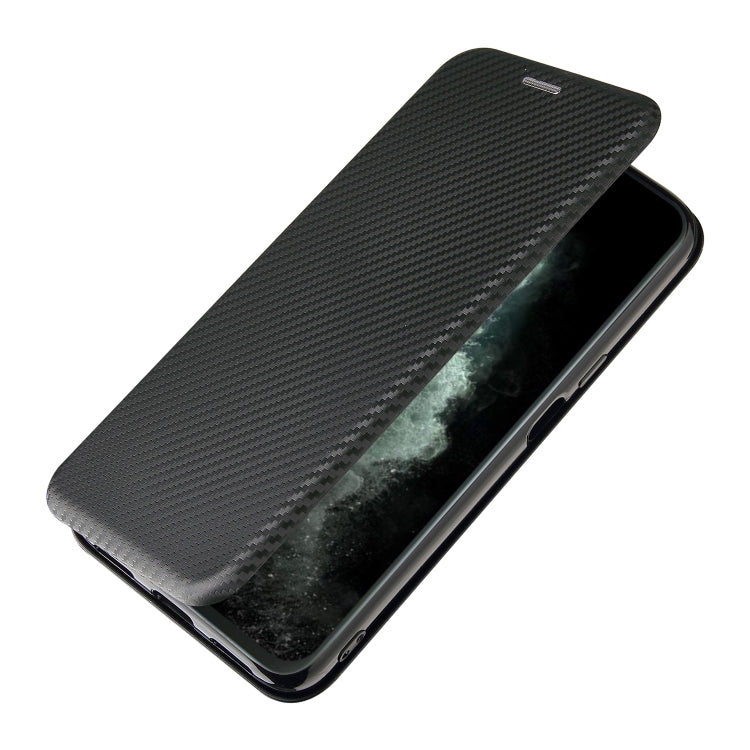 For Cubot C30 Carbon Fiber Texture Horizontal Flip TPU + PC + PU Leather Case with Card Slot(Black) - More Brand by buy2fix | Online Shopping UK | buy2fix