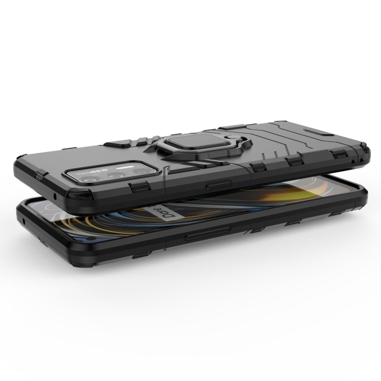 For OPPO Realme GT 5G PC + TPU Shockproof Protective Case with Magnetic Ring Holder(Red) - Realme Cases by buy2fix | Online Shopping UK | buy2fix
