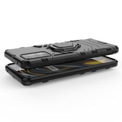 For OPPO Realme GT 5G PC + TPU Shockproof Protective Case with Magnetic Ring Holder(Navy Blue) - Realme Cases by buy2fix | Online Shopping UK | buy2fix