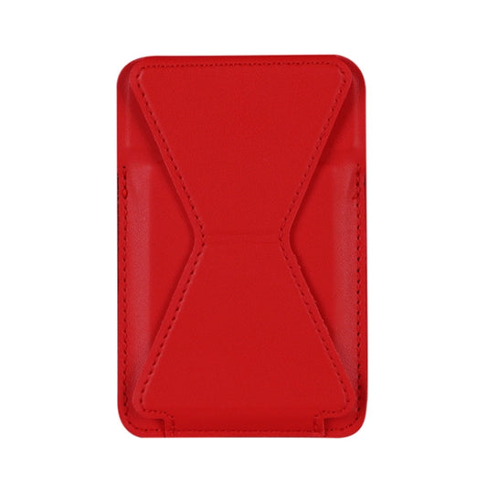 Magsafing Magnetic Folding Stand Leather Wallet Snap-On Card Holder Case Bag for iPhone 12 mini, iPhone 12, iPhone 12 Pro, iPhone 12 Pro Max(Red) - iPhone 12 Pro Max Cases by buy2fix | Online Shopping UK | buy2fix