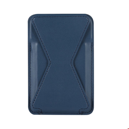 Magsafing Magnetic Folding Stand Leather Wallet Snap-On Card Holder Case Bag for iPhone 12 mini, iPhone 12, iPhone 12 Pro, iPhone 12 Pro Max(Dark Blue) - iPhone 12 Pro Max Cases by buy2fix | Online Shopping UK | buy2fix