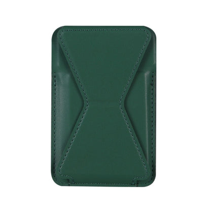 Magsafing Magnetic Folding Stand Leather Wallet Snap-On Card Holder Case Bag for iPhone 12 mini, iPhone 12, iPhone 12 Pro, iPhone 12 Pro Max(Green) - iPhone 12 Pro Max Cases by buy2fix | Online Shopping UK | buy2fix
