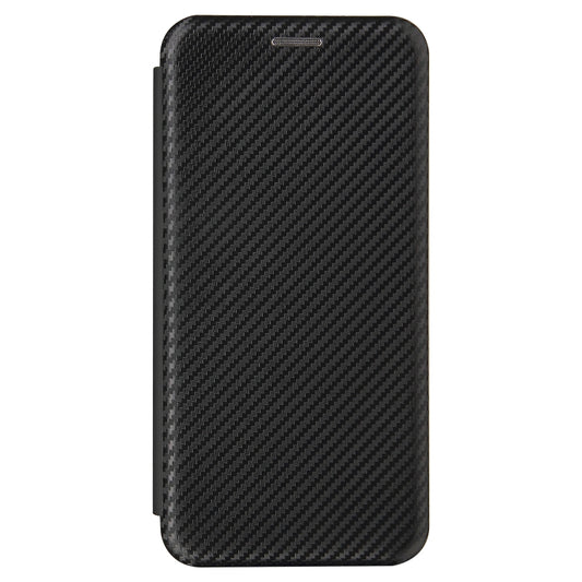 For Samsung Galaxy Xcover 5 Carbon Fiber Texture Horizontal Flip TPU + PC + PU Leather Case with Card Slot(Black) by buy2fix