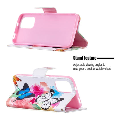For Xiaomi Redmi Note 10 4G/Note 10s Colored Drawing Pattern Horizontal Flip Leather Case with Holder & Card Slots & Wallet(Butterflies) - Xiaomi Cases by buy2fix | Online Shopping UK | buy2fix