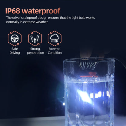 F2 9005 / HB3 / H10 2 PCS DC9-36V / 25W / 6000K / 2500LM IP68 Waterproof Car LED Headlight(Cold White Light) by buy2fix