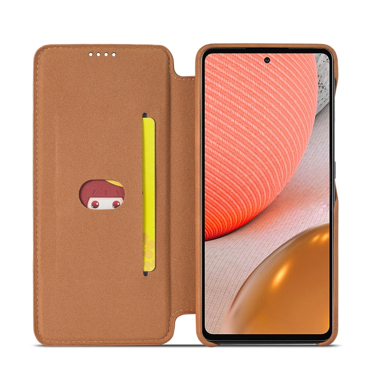 For Samsung Galaxy A52 5G / 4G LC.IMEEKE Hon Ancient Series Horizontal Flip Leather Case with Holder & Card Slot(Brown) - Galaxy Phone Cases by LC.IMEEKE | Online Shopping UK | buy2fix