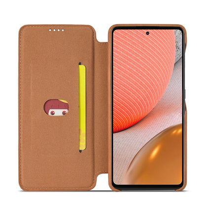 For Samsung Galaxy A52 5G / 4G LC.IMEEKE Hon Ancient Series Horizontal Flip Leather Case with Holder & Card Slot(Brown) - Galaxy Phone Cases by LC.IMEEKE | Online Shopping UK | buy2fix