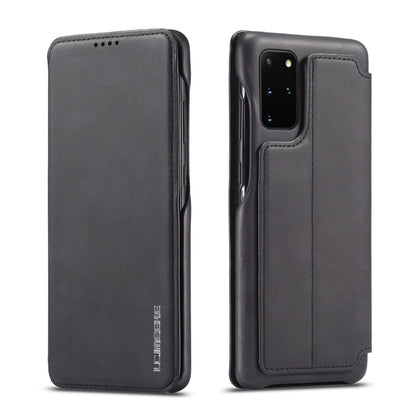 For Samsung Galaxy S20 FE LC.IMEEKE Hon Ancient Series Horizontal Flip Leather Case with Holder & Card Slot(Black) - Galaxy S20 FE Cases by LC.IMEEKE | Online Shopping UK | buy2fix