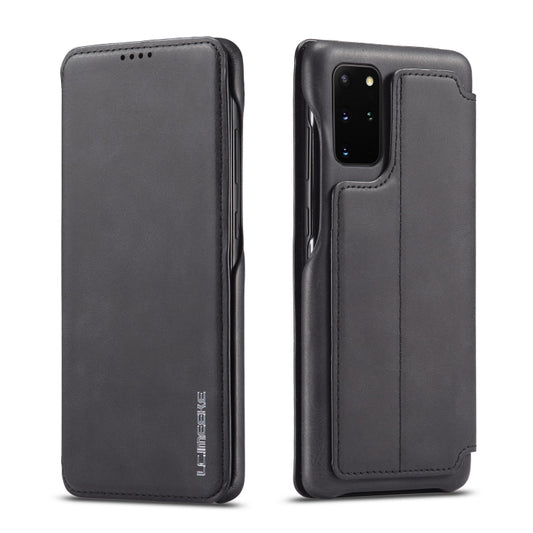 For Samsung Galaxy S20 FE LC.IMEEKE Hon Ancient Series Horizontal Flip Leather Case with Holder & Card Slot(Black) - Galaxy S20 FE Cases by LC.IMEEKE | Online Shopping UK | buy2fix